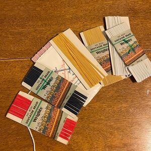 Small lot of soutache braid, some vintage, some new, various colors, lengths